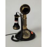 A reproduction stick telephone