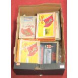 A box of various puzzles, to include Great Western Railways, Cunard and Zigzag etc