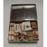 A box of loose cigarette cards which appear to be in sets to include Wills Gardening Hints, Hignetts
