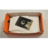 A collection of Victorian and later glass slides, many being family portraits