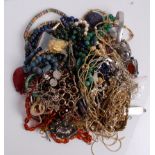 A quantity of costume jewellery, to include beaded necklaces, pendants etc