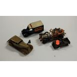 A collection of diecast toy vehicles, to include Corgi Chitty Chitty Bang Bang with four figures,