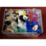 A collection of Ty Beanie Babies