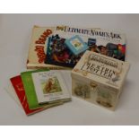 A collection of children's books to include The World of Peter Rabbit 12 vols, Beano, Dandy, and