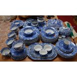 A large collection of Copelands Spode table wares in the Spode Italian pattern to include teapot and