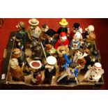 A large collection of Country Artists resin figures to include Sherlock CA04160, Davey CA03524,