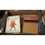 A box of miscellaneous books to include Struwwelpeter by Dr Heinrich Hoffman, The Outdoor Story