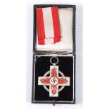A German Fire Brigade Honour Cross 2nd class, boxed.
