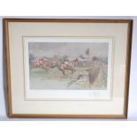 After Lionel Dalhousie Robertson Edwards (1878-1966), The Beaufort Point-to-Point 2nd fence,