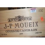Jean-Pierre Moueix, 2005, Côtes de Castillon, twelve bottles (OWC, no lid)