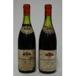 Echezeaux Grand Cru, 1973, Bouchard Pére et Fils, two bottles