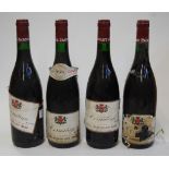Paul Jaboulet Hermitage, 1986, Rhône, four bottles (three neck labels missing, main labels poor/