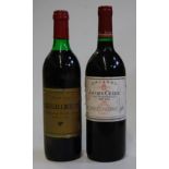 Jacob's Creek, 1989, South Australia dry red, one bottle; and Corbières Recolte, 1982, France, one