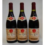Côte-Rôtie, 1983, Brune et Blonde domaine de Guigal, three bottles