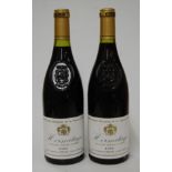 Delas Frères Hermitage, 1988, Domaine de la Tourette, two bottles