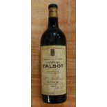 Château Talbot , 1957, St Julien Medoc, one bottle