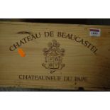 Château de Beaucastel, 1999, Châteauneuf du Pape, six bottles (OWC)