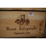 Vieux Télégraphe, 2001, Châteauneuf-du-Pape, twelve bottles (OWC)