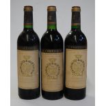 Château Gruaud Larose, 1980, 1981, and 1984, St Julien, three bottles