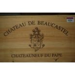 Château de Beaucastel, 2001, Châteauneuf du Pape, six bottles (OWC)