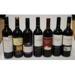 Assorted table wines, to include Gran Vendema, 2009, Rioja, two bottles; Jacob's Creek, 2002,