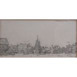 Leonard Russell Squirrell (1893-1979) - Stratford upon Avon, preliminary pencil sketch with