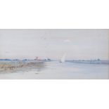 Robert Winchester Fraser (1848-1906) - Potter Heigham, watercolour, signed and titled lower left,