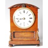 A. Martin of London - a Victorian rosewood cased bracket clock, of small proportions, having a