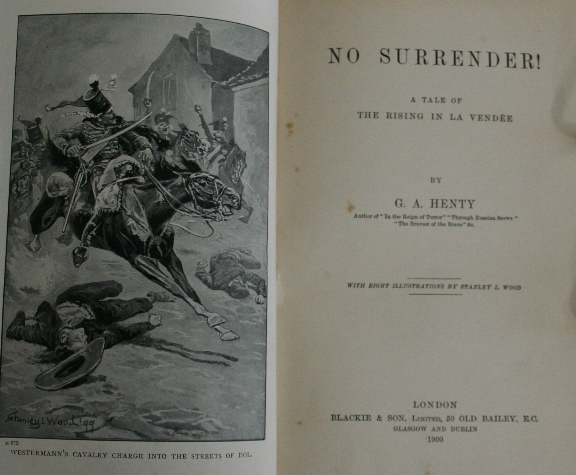 HENTY, George Alfred, At the Point of the Bayonet, Blackie and Son, London 1902 1 st edition, 8vo. - Image 8 of 9