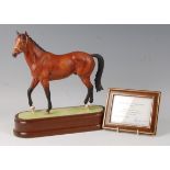 A Royal Worcester model of Nijinsky, modelled by Doris Lindner, model No.339, circa 1971, printed