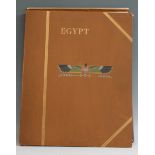 JUNGHAENDEL, J.M. Egypt. Heliogravures After Original Views. Cosmos Art Publishing, Berlin. [