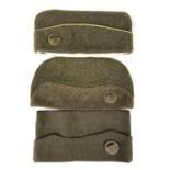 Three French "Maginot Line" garrison caps