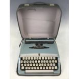 A Brother De-Luxe portable typewriter