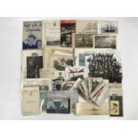 A large quantity of postcards, art and ephemera pertaining to 19th Century and later ships and naval