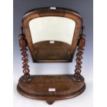 A Victorian mahogany dressing mirror