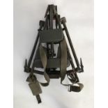 A post-War German MG 3 machine gun Lafette type tripod