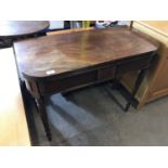 A Victorian mahogany turn-over-top tea table, 91 x 88 x 74 cm