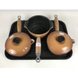 Sundry Le Creuset pans