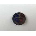 A 1929/30 season Crystal Palace Football Club supporter's enamelled lapel badge