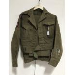 A Parachute Regiment Battledress blouse and trousers