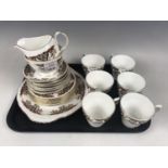 A quantity of Colcough Royale pattern tea ware