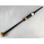 A turned hardwood chanter by Kintail of Scotland