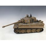 A large scale precision die-cast model German Tiger tank