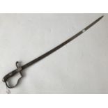 An Imperial German artillery officer's sword, the blade etched Reit Abtl *** von Holtzendorff, (1