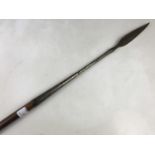 An African spear, 134 cm