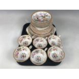 A late 19th century Chinoiserie tea set, 7786