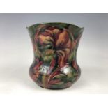 An early 20th Century Moorcroft pottery Spanish pattern vase