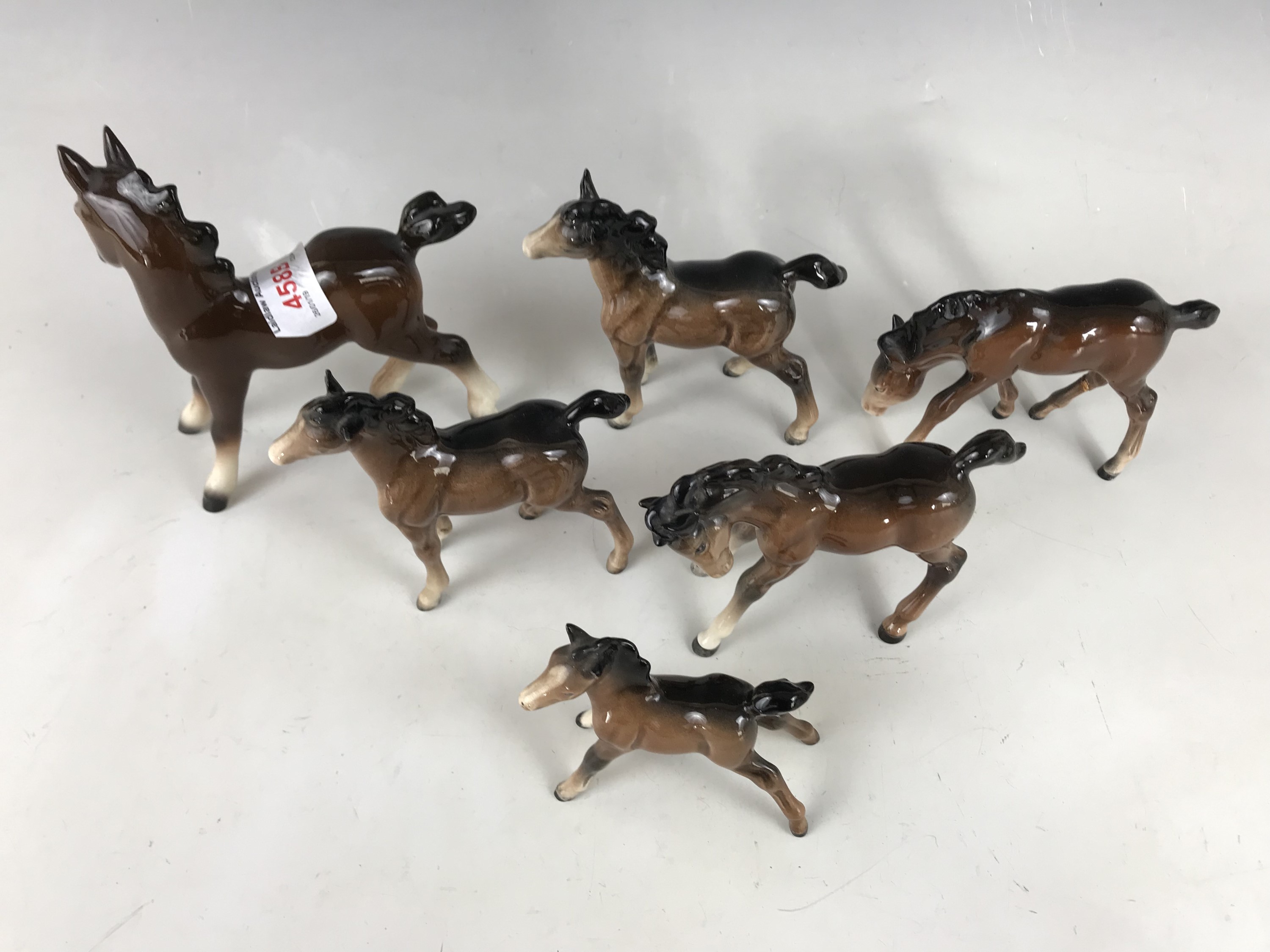 Six Beswick foals