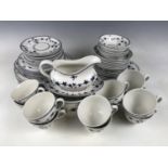 A Royal Doulton Yorktown pattern tea / dinner service, comprising fifty-nine items to include; 12
