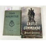 An HMS Mauritius book together with one other